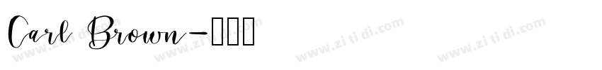 Carl Brown字体转换